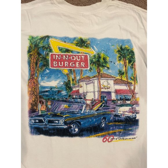 Vintage Rare In n Out Shirt Quality you can taste Fast food - Picture 3 of 4